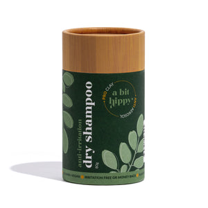 80g green A bit Hippy plastic and bamboo anti-irritation dry shampoo container