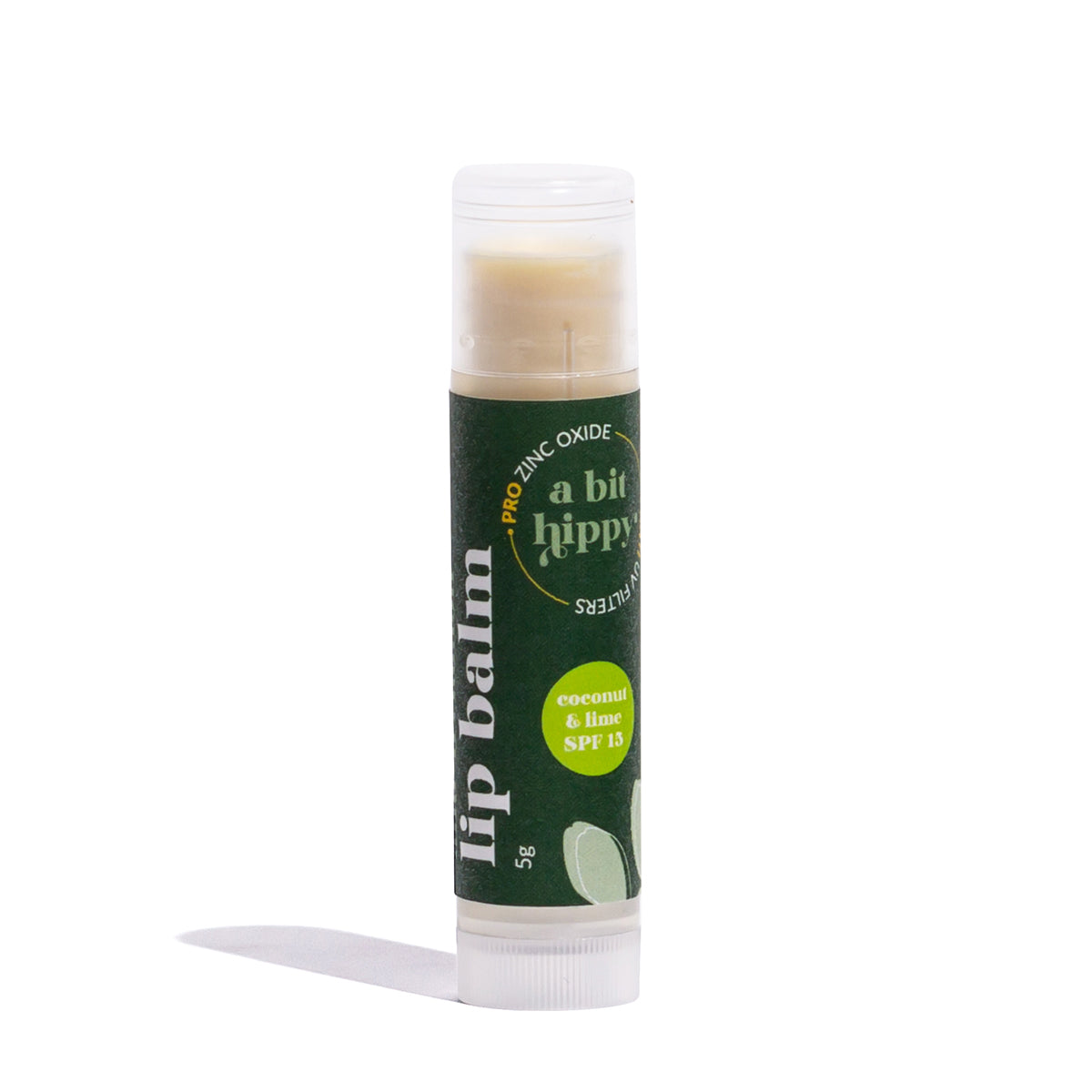 5g A bit Hippy coconut and lime SPF15 wind up lip balm
