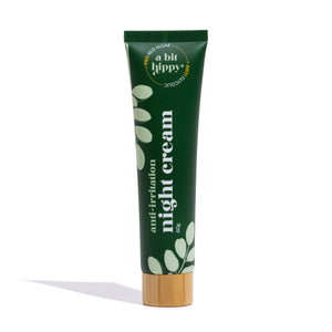 60g green A bit Hippy plastic and bamboo anti-irritation night cream tube